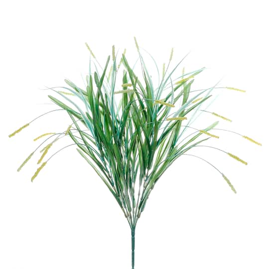 19" Green & Yellow Onion Grass & Berry Bush by Ashland®